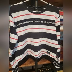 LURKING CLASS Sketchy Tank Barbed Wire Crop Top 💀